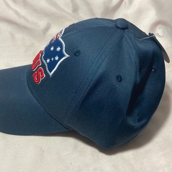 Australia Hat Navy Blue Embroidered Cap Flag Hat Adjustable NEW w/ Tag - Picture 3 of 9